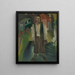 L'idiot de l'étang - Frits van den Berghe — framed artwork on a wall