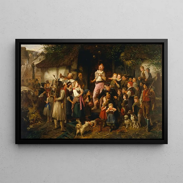 Fritz Beinke - The juggler a village fair.webp