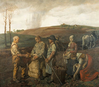 The Potato Harvest - Fritz Boehle — artwork view