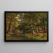 Ramasseuses de bois dans la hêtraie - Fritz Ebel — cuadro enmarcado en la pared