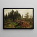 Paisaje forestal - Fritz Freund — cuadro enmarcado en la pared