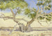 L'arbre de Marie près du Caire - Fritz Hauck — vista de la obra