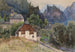 Vista de Johnsbach en la región montañosa de Gesäuse - Fritz Lach — vista de la obra