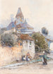 las lavanderas en Weienkirchen en el valle de Wachau - Fritz Lach — vista de la obra