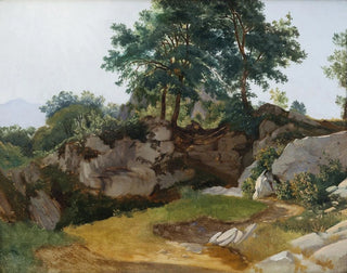 Paisaje de montañas italianas - Fritz Petzholdt — vista de la obra