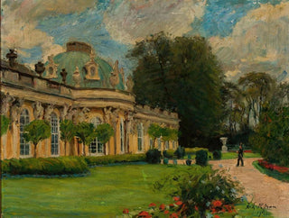 Palacio de Sanssouci en Potsdam - Fritz Rhein — vista de la obra
