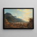 View of Caracas - Fritz Sigfried Georg Melbye — framed artwork on a wall