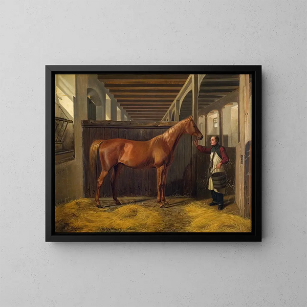 The Dancer - Fritz Thomsen — framed artwork on a wall