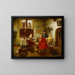 The Music Lesson - Fritz Wagner — framed artwork on a wall