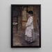 A la puerta - Fritz von Uhde — vista de la obra