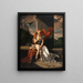 Oedipus at Colonus - Fulchran-Jean Harriet — framed artwork on a wall