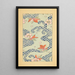 Bijutsukai Pl111 - Furuya Korin — framed artwork on a wall