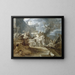 Allégorie de la ciudad de París - Gabriel-François Doyen — cuadro enmarcado en la pared