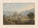 Vista de Sion tomada desde el lado del ocaso - Gabriel Lory el Joven — vista de la obra