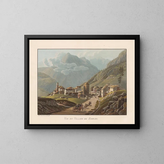 Gabriel Lory the Younger - Vue du village de Simplon.webp