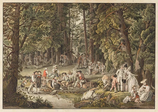 Gabriel Lory the older - La petite fontaine noire Source deau minerale prs les bains du Gournigel dans lendroit de Berne.webp