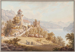 Gabriel Lory the older - Rimenberg on the Lake Brientz Switzerland.webp