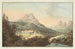 Vue de l'Abbaye d'Einsiedeln et de ses environs dans le canton de Schwytz - Gabriel Lory l'Ancien — artwork view