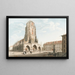 View of Bern Cathedral - Gabriel Lory the Elder — framed artwork on a wall