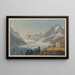 Vista del Montanvert - Gabriel Lory el Viejo — cuadro enmarcado en la pared