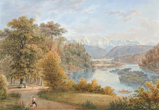 Gabriel Lory the older - Vue prise dans le Jardin dElfenau Campagne de son Altesse Imperiale Madame la Grande Duchesse Anne de Russie.webp