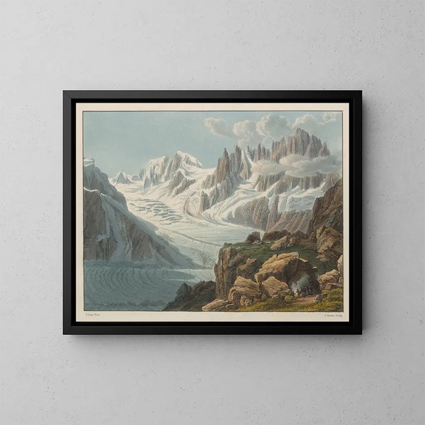 View taken from the lid - Gabriel Lory the Elder — framed artwork on a wall