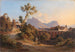 The Bridge and the Church of San Francesco in Cava de' Tirreni near Salerno - Gabriele Smargiassi — artwork view