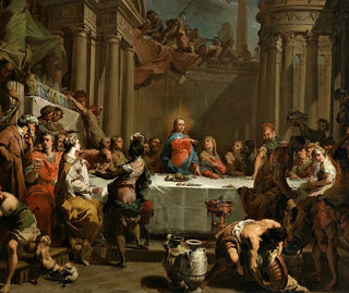 Las Bodas de Caná - Gaetano Gandolfi — vista de la obra