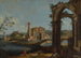 Escena italiana con ruinas - Gaetano Vetturali — vista de la obra