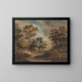 Paisaje con un hombre llevando haces - Gainsborough Dupont — cuadro enmarcado en la pared
