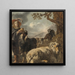 Boy shepherd with sheep and goats - Jan Baptist Weenix — wall display of the artwork
