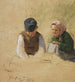 Niño de granja y niña de granja cosiendo Estudio - Joakim Skovgaard — vista de la obra