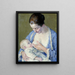 Mother and Child - Gari Melchers — framed artwork on a wall