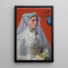 The Bride - Gari Melchers — framed artwork on a wall
