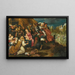 L'Adoración de los Reyes Magos - Gaspar van den Hoecke — cuadro enmarcado en la pared
