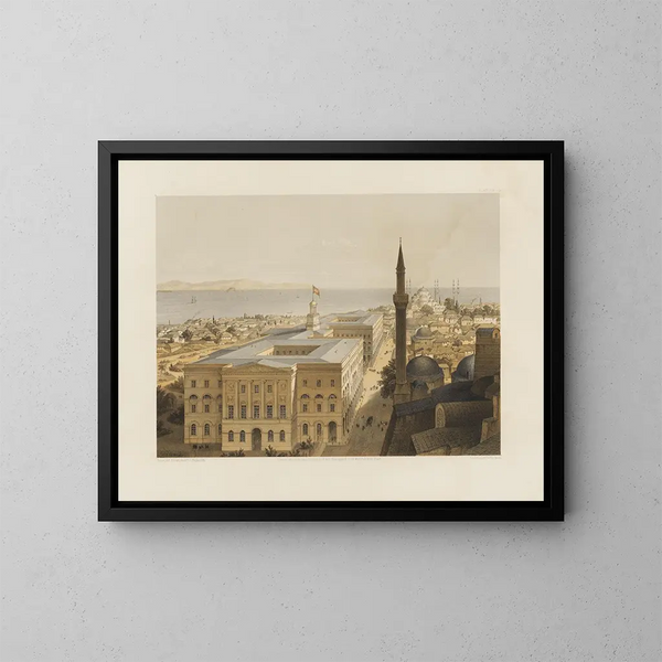 Sainte Sophie in Constantinople, recently restored by order of His Majesty Sultan Abdul-Medjid n°20 - Gaspare Fossati — framed artwork on a wall