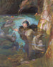 Nymphs of the Sea in a Cave - Gaston Bussière — artwork view