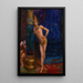 Dos bailarinas - Gaston Bussière — cuadro enmarcado en la pared