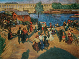 El muelle de Javel - Gaston Prunier — vista de la obra