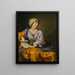Retrato de Emma Hamilton en Sibila - Gavin Hamilton — cuadro enmarcado en la pared