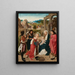 L'Adoración de los Reyes Magos - Geertgen tot Sint Jans — cuadro enmarcado en la pared