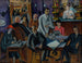 In the café - Gejza Schiller — artwork view
