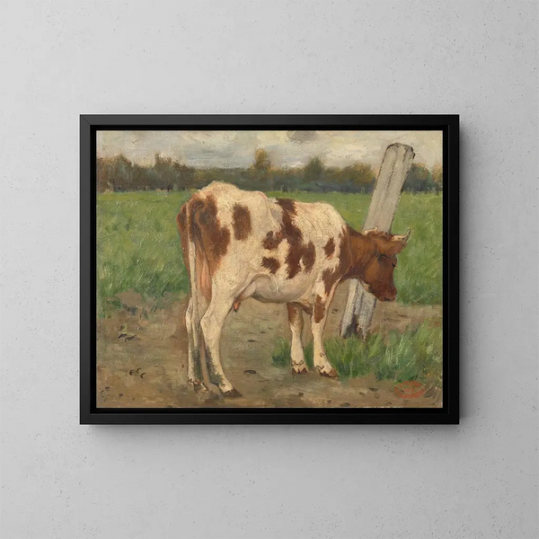 Vache - Geo Poggenbeek — cuadro enmarcado en la pared
