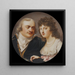 Georg J. Skjoldebrand 1761-1816 painting, colonel, his sister Maria Elisabeth 1763-1842 - Johann Dominik Bossi — wall display of the artwork
