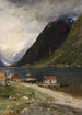Fjord Landscape - Georg Anton Rasmussen — artwork view