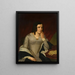 Retrato de la esposa de Friedrich Helmle - Georg Balder — cuadro enmarcado en la pared