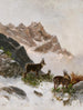 Chamois dans la neige - Georg Berger — vista de la obra