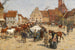 Un marché aux chevaux - Georg Carl Koch — vista de la obra