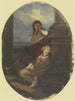 Dos niños sentados con arpas - Georg Cornicelius — vista de la obra