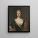 Sofia Gyllenstierna d'Ulaborg 1682–1722 - Georg Desmares — cuadro enmarcado en la pared